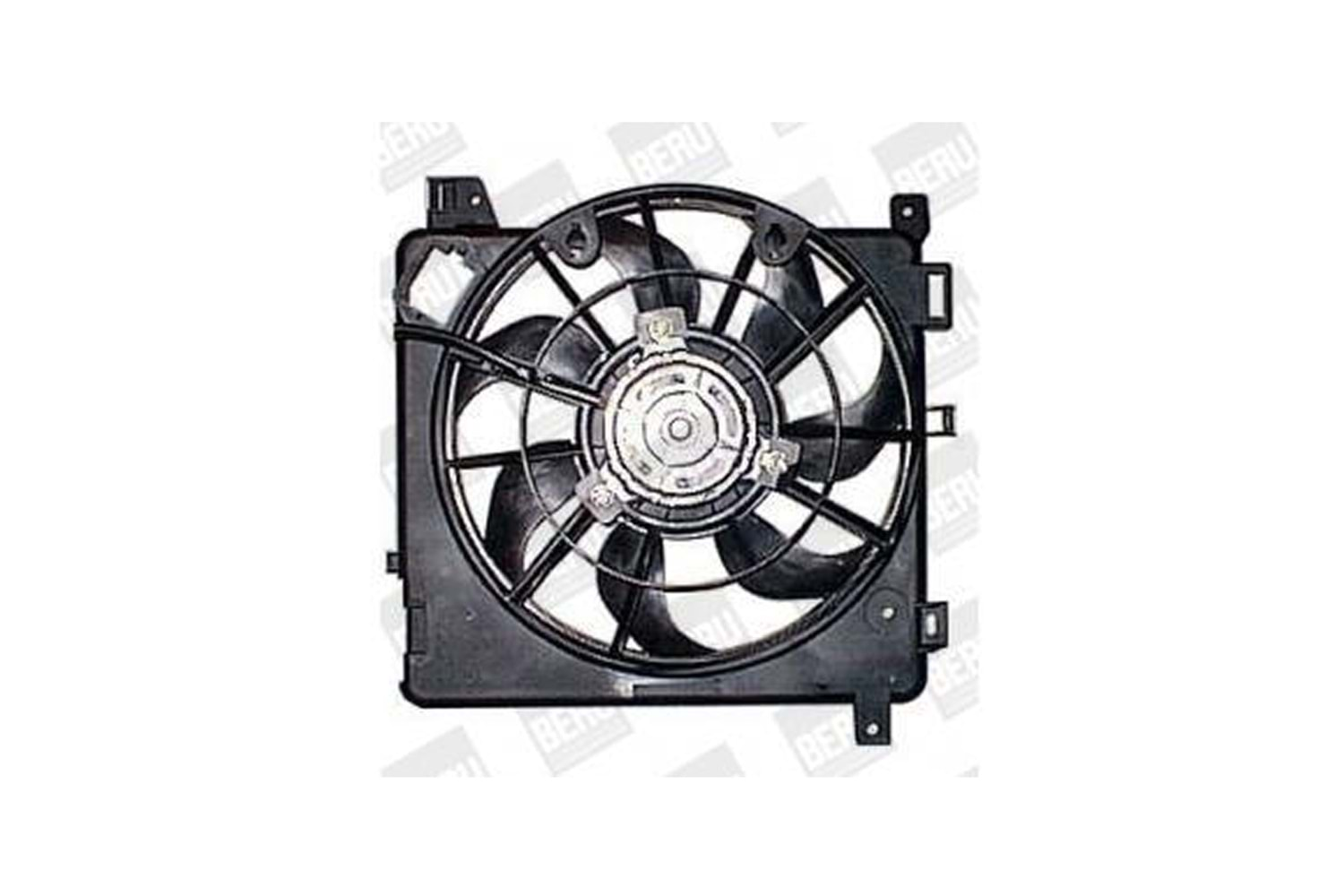 RADYATÖR FAN MOTOR VE DAVLUMBAZI KOMPLE ASTRA H Z13DTH 3 FİŞLİ REZİSTANSLI -METTE-