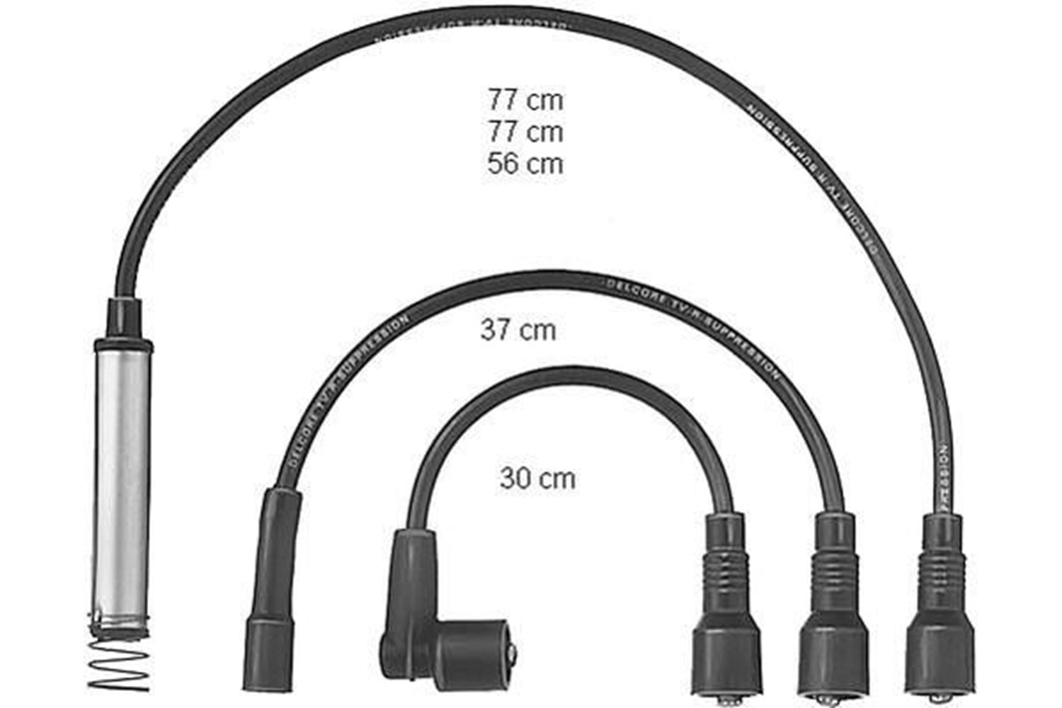 BUJİ KABLOSU TKM 18SV C18NZ 20NE 20SEH C20NE DÜZ METAL TİP -EUROCELL-