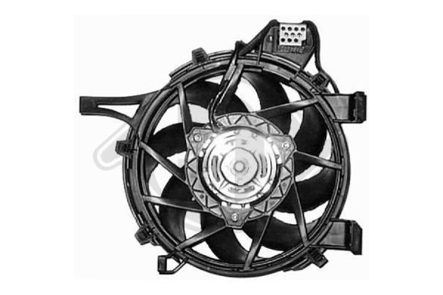 KLİMA FAN MOTOR VE DAVLUMBAZI KOMPLE CORSA C Z13DT Y17DTL 3 FİŞLİ REZİSTANSLI -SGR-