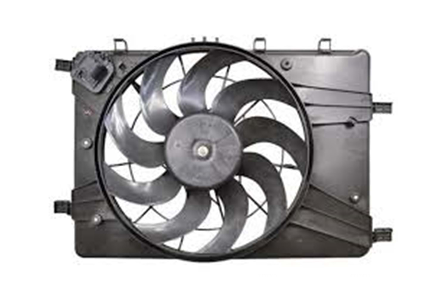 RADYATÖR FAN MOTOR VE DAVLUMBAZI KOMPLE CRUZE A14NET 4 FİŞLİ -WISCO-