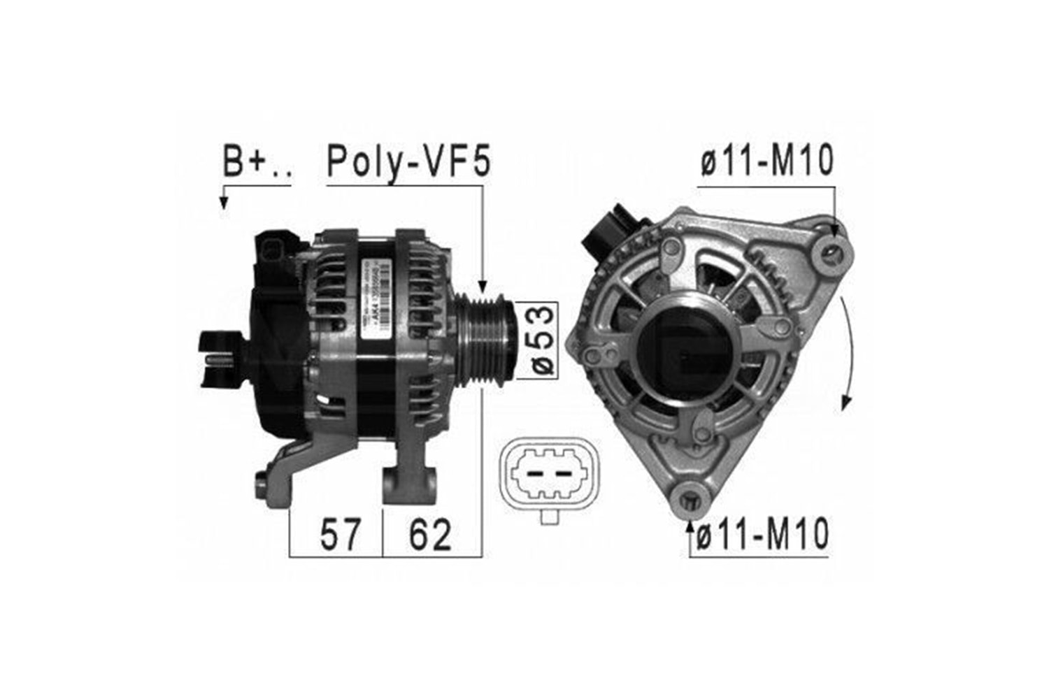 ŞARJ DİNAMOSU B12XEL-B14NEH CORSA E -GM-