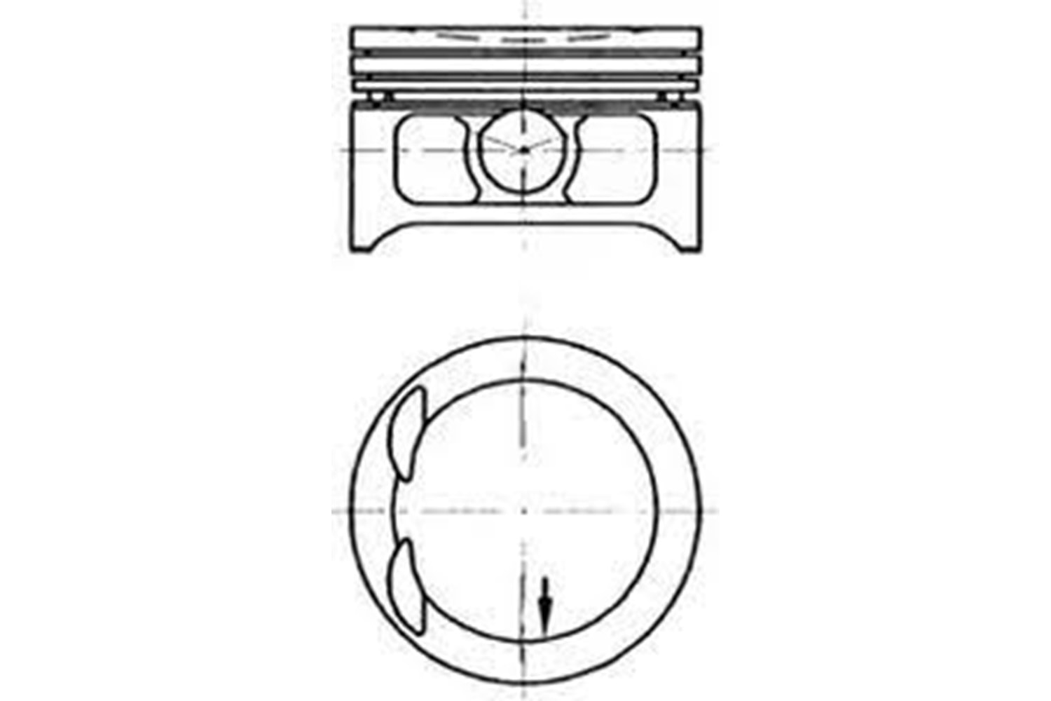 PİSTON SEKMAN X22XE OMEGA FRONTERA 86MM (STD) -KING-