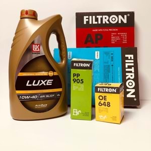 OPEL Astra G 1.4 1998 - 2010 Arası Benzinli Bakım Set Lukoil 10W40 Yağ Filtron Filtre