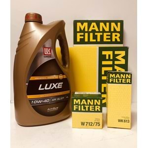 OPEL Astra G 1.6 1998 - 2010 Arası Benzinli Bakım Set Lukoil 10W40 Yağ Mann Filtre