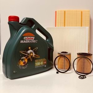 OPEL Astra G 1.7 1998 - 2010 Arası Dizel Bakım Set Castrol 10W40 Yağ Motocar Filtre