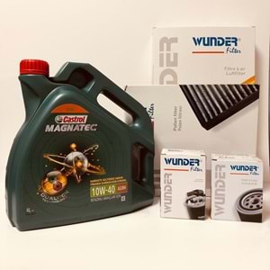 OPEL Astra G 1.7 1998 - 2010 Arası Dizel Bakım Set Castrol 10W40 Yağ Wunder Filtre