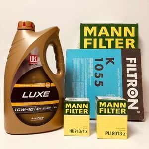 OPEL Astra G 1.7 1998 - 2010 Arası Dizel Bakım Set Lukoil 10W40 Yağ Mann Filtre