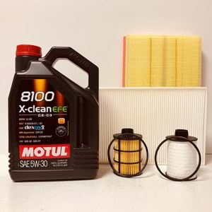 OPEL Astra H 1.4 2004 - 2014 Arası Benzin Bakım Set Motul 5W30 Yağ Filtron Filtre
