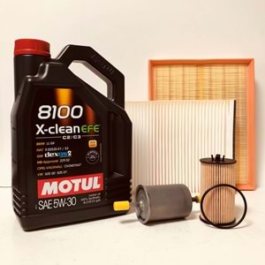 OPEL Astra H 1.6 2004 - 2014 Arası Benzin Bakım Set Motul 5W30 Yağ Mann Filtre