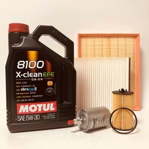 OPEL Astra H 1.6 2004 - 2014 Arası Benzin Bakım Set Motul 5W30 Yağ Wunder Filtre