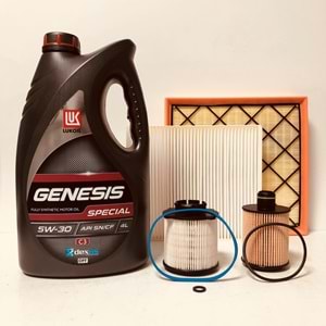 OPEL Astra J 1.3 2010 - 2019 Arası Dizel Bakım Set Lukoil 5W30 Yağ Mann Filtre