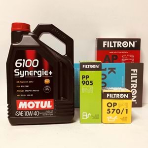 OPEL Corsa B 1.2 1.4 1993 -2002 Arası Benzinli Bakım Set Motul 10W40 Yağ Filtron Filtre