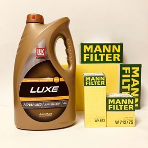 OPEL Corsa B 1.2 1.4 1993 -2002 Arası Benzinli Bakım Set Lukoil 10W40 Yağ Mann Filtre