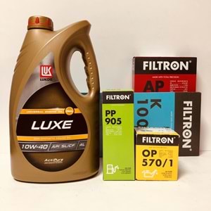 OPEL Corsa B 1.2 1.4 1993 -2002 Arası Benzinli Bakım Set Lukoil 10W40 Yağ Filtron Filtre