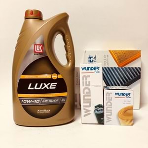 OPEL Corsa B 1.2 1.4 1993 -2002 Arası Benzinli Bakım Set Lukoil 10W40 Yağ Wunder Filtre