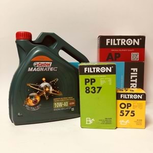 OPEL Corsa B 1.5 1.7 1993 -2002 Arası Dizel Bakım Set Castroll 10W40 Yağ Filtron Filtre