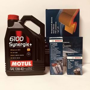 OPEL Corsa C 1.2 1.4 2001 -2006 Arası Benzinli Bakım Set Motul 10W40 Yağ Bosch Filtre