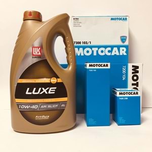 OPEL Corsa C 1.2 1.4 2001 -2006 Arası Benzinli Bakım Set Lukoil 10W40 Yağ Motocar Filtre