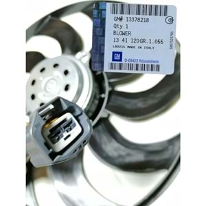 RADYATÖR FAN MOTORU CORSA E 1.0/1.2/1.3/1.4/1.6 ( 2 FİŞLİ ) -GM-
