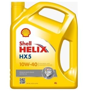 MOTOR YAĞI SHELL 10W40 HX5 4LT -SHELL-