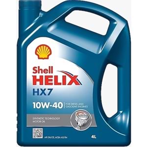 MOTOR YAĞI SHELL 10W40 HX7 4 LT - SHELL-