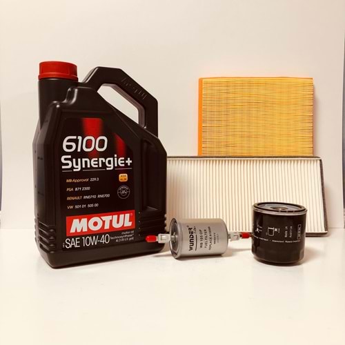 OPEL Astra F 1.4 1992 - 1998 Arası Benzinli Bakım Set Motul 10W40 Yağ Wunder Filtre