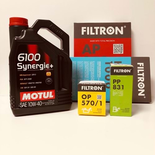 OPEL Astra F 1.7 1992 - 1998 Arası Dizel Bakım Set Motul 10W40 Yağ Filtron Filtre