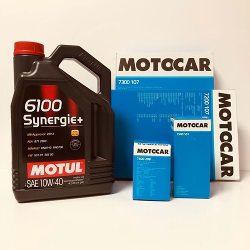 OPEL Astra G 1.4 1998 - 2010 Arası Benzinli Bakım Set Motul 10W40 Yağ Motocar Filtre