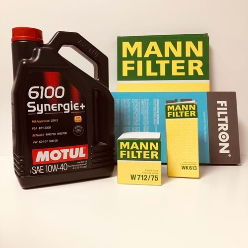 OPEL Astra G 1.4 1998 - 2010 Arası Benzinli Bakım Set Motul 10W40 Yağ Mann Filtre