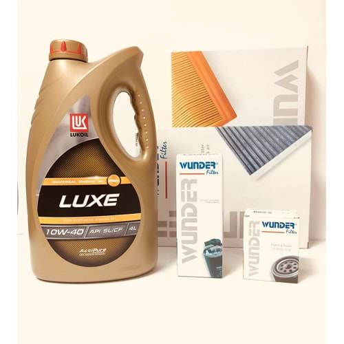 OPEL Astra G 1.4 1998 - 2010 Arası Benzinli Bakım Set Lukoil 10W40 Yağ Wunder Filtre