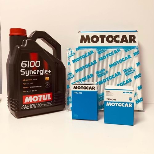 OPEL Astra G 1.7 1998 - 2010 Arası Dizel Bakım Set Motul Yağ Motocar Filtre