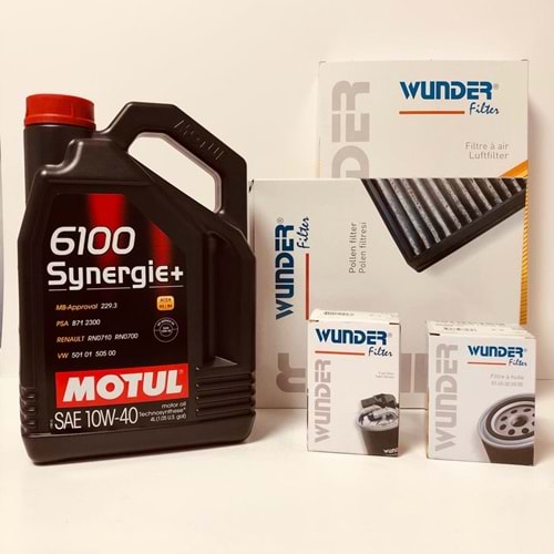 OPEL Astra G 1.7 1998 - 2010 Arası Dizel Bakım Set Motul 10W40 Yağ Wunder Filtre
