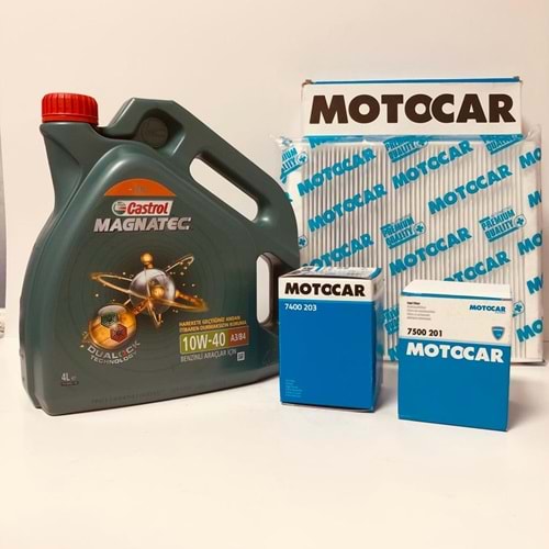 OPEL Astra G 1.7 1998 - 2010 Arası Dizel Bakım Set Castrol 10W40 Yağ Motocar Filtre