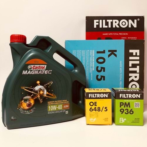 OPEL Astra G 1.7 1998 - 2010 Arası Dizel Bakım Set Castrol 10W40 Yağ Filtron Filtre