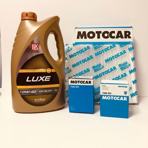 OPEL Astra G 1.7 1998 - 2010 Arası Dizel Bakım Set Lukoil 10W40 Yağ Motocar Filtre