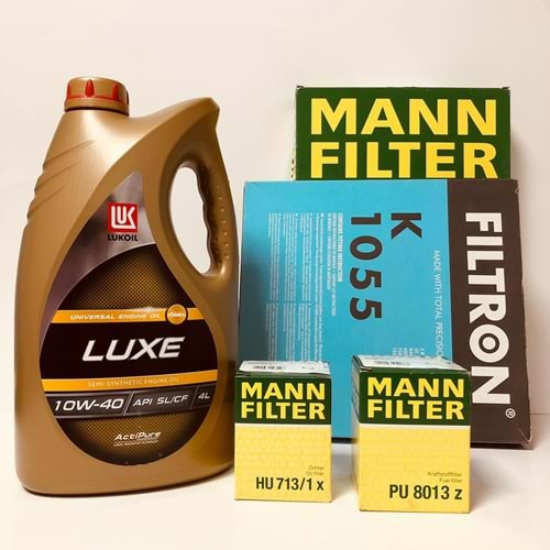 OPEL Astra G 1.7 1998 - 2010 Arası Dizel Bakım Set Lukoil 10W40 Yağ Mann Filtre