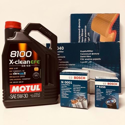 OPEL Astra H 1.3 2004 - 2014 Arası Dizel Bakım Set Motul 5W30 Yağ Bosch Filtre