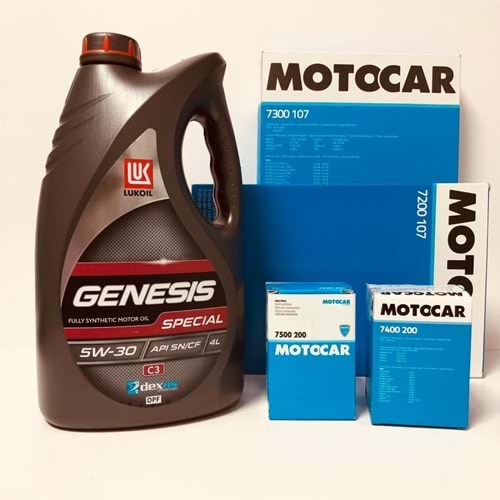 OPEL Astra H 1.3 2004 - 2013 Arası Dizel Bakım Set Lukoil 5W30 Yağ Motocar Filtre