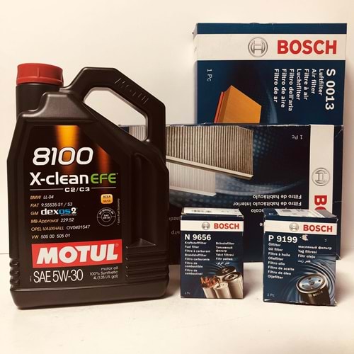 OPEL Astra H 1.7 2004 - 2014 Arası Dizel Bakım Set Motul 5W30 Yağ Bosch Filtre