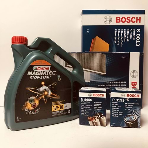 OPEL Astra H 1.7 2004 - 2014 Arası Dizel Bakım Set Castrol 5W30 Yağ Bosch Filtre