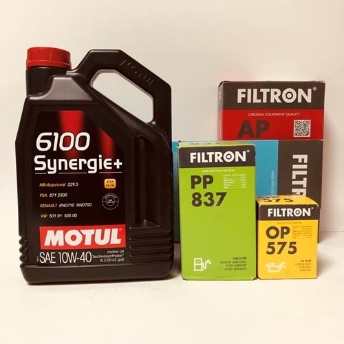 OPEL Corsa B 1.5 1.7 1993 -2002 Arası Dizel Bakım Set Motul 10W40 Yağ Filtron Filtre