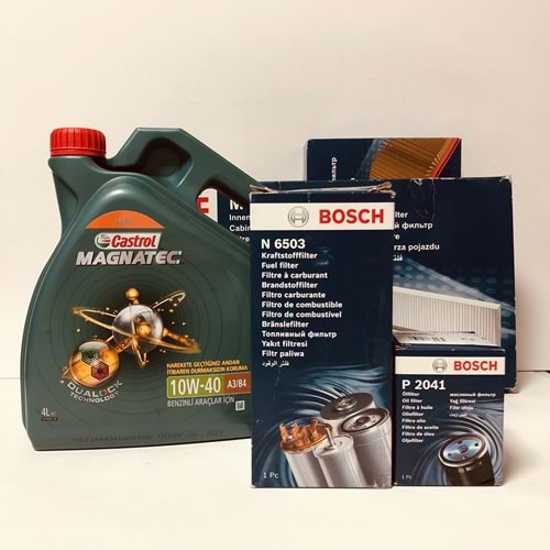 OPEL Corsa B 1.5 1.7 1993 -2002 Arası Dizel Bakım Set Castroll 10W40 Yağ Bosch Filtre