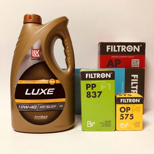 OPEL Corsa B 1.5 1.7 1993 -2002 Arası Dizel Bakım Set Lukoil 10W40 Yağ Filtron Filtre