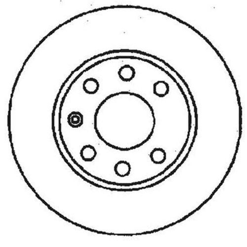 DİSK AYNASI ÖN VECTRA A ASTRA F CORSA B 236MM HAVALI 88-92 -RAL-