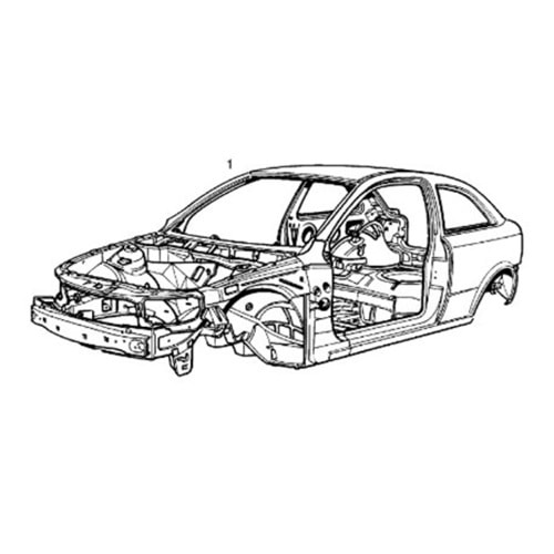 GÖVDE KOMPLE KAROSERİ KLİMA DAHİL (SAĞDAN DİREKSİYON) 3K 5K -GM-