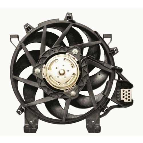 KLİMA FAN MOTOR VE DAVLUMBAZI KOMPLE CORSA C Z13DT Y17DTL 3 FİŞLİ REZİSTANSLI -METTE-