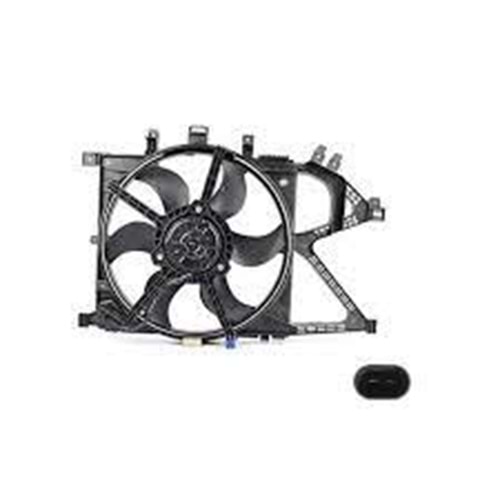 RADYATÖR FAN MOTOR VE DAVLUMBAZI KOMPLE CORSA C 1.4 4 FİŞLİ -WAXEL-