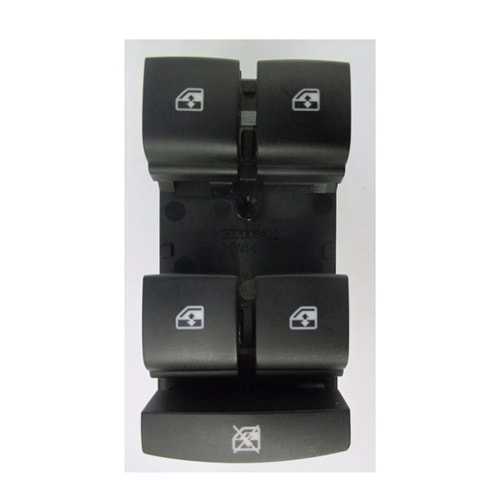 CAM ANAHTARI AVEO T300 SOL 4LÜ SİYAH -GM-