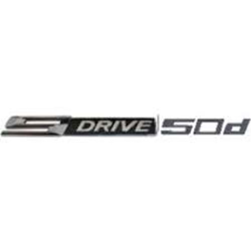YAZI (sDrive 50d) ARKA BAGAJ YAZISI SİYAH -ORPA-
