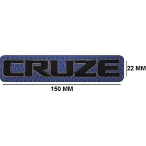 YAZI CRUZE SİYAH (BÜYÜK) CHEVROLET -ORPA-